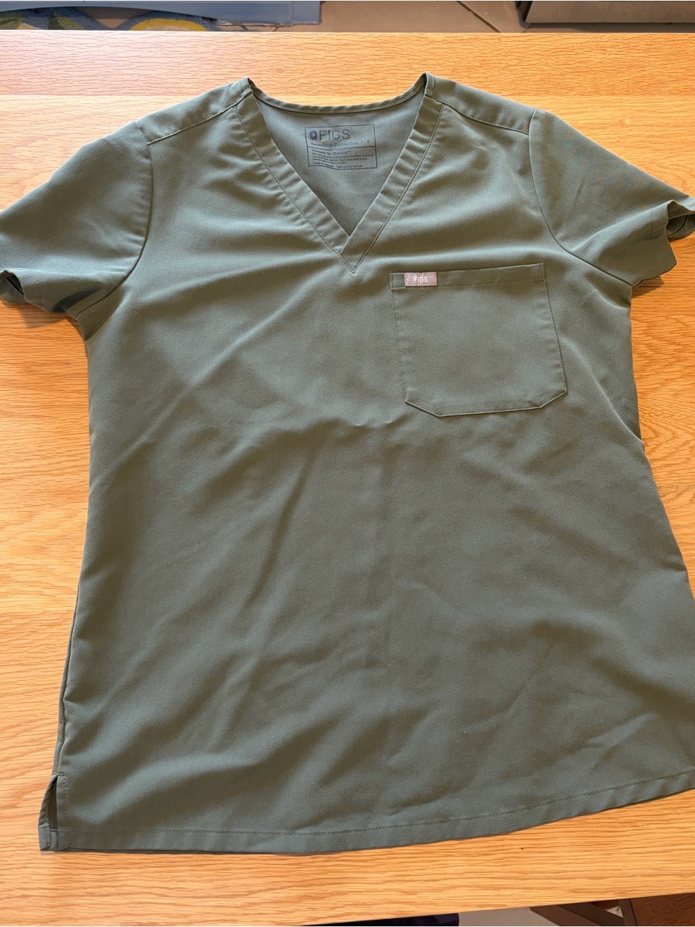 Figs Women's Catarina Top in Olive